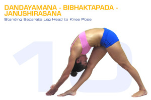 Dandayamana-Bibhaktapada-Janushirasana